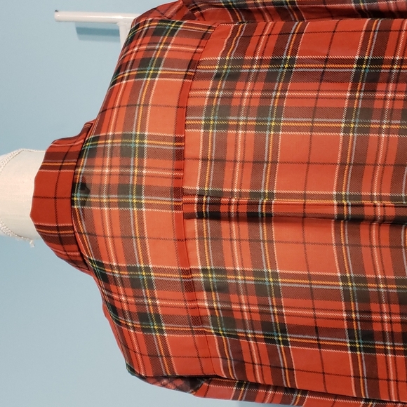 Sheer Plaid Button Up - Picture 8 of 11